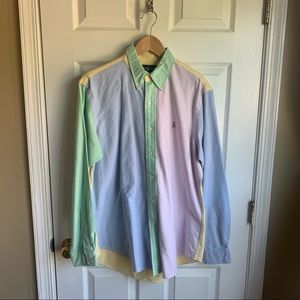 Ralph Lauren Colorblock Button-Down Shirt
